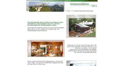 Desktop Screenshot of gruensteinhuette.de